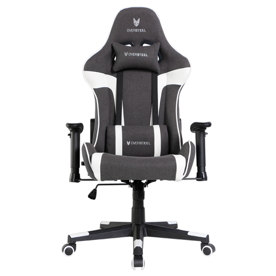 Ultimet Fabric Gaming Chair Black/White
